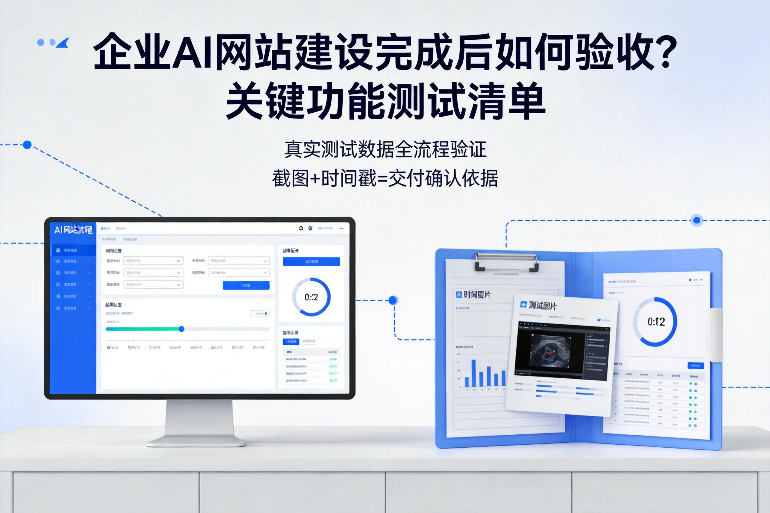 常德企业AI网站建设完成后如何验收？关键功能测试清单