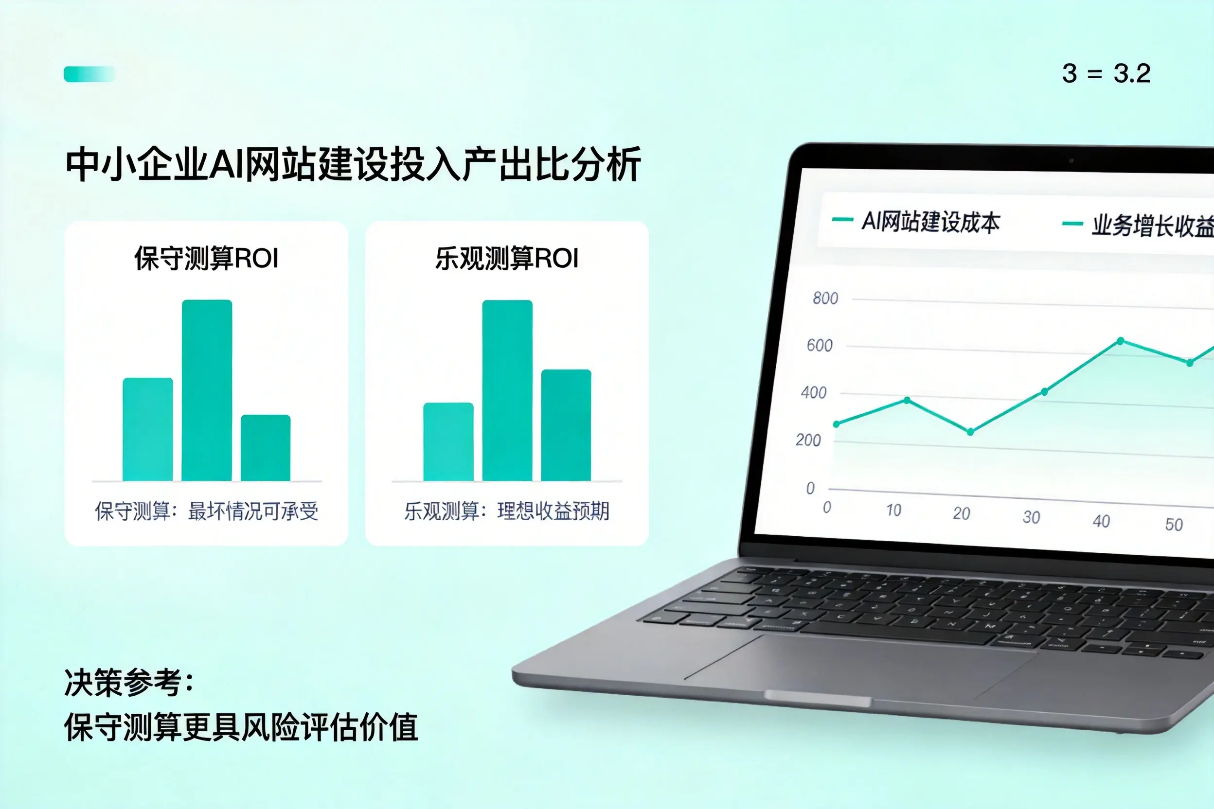 常德中小企业AI网站建设投入产出比怎么算？先看这份分析