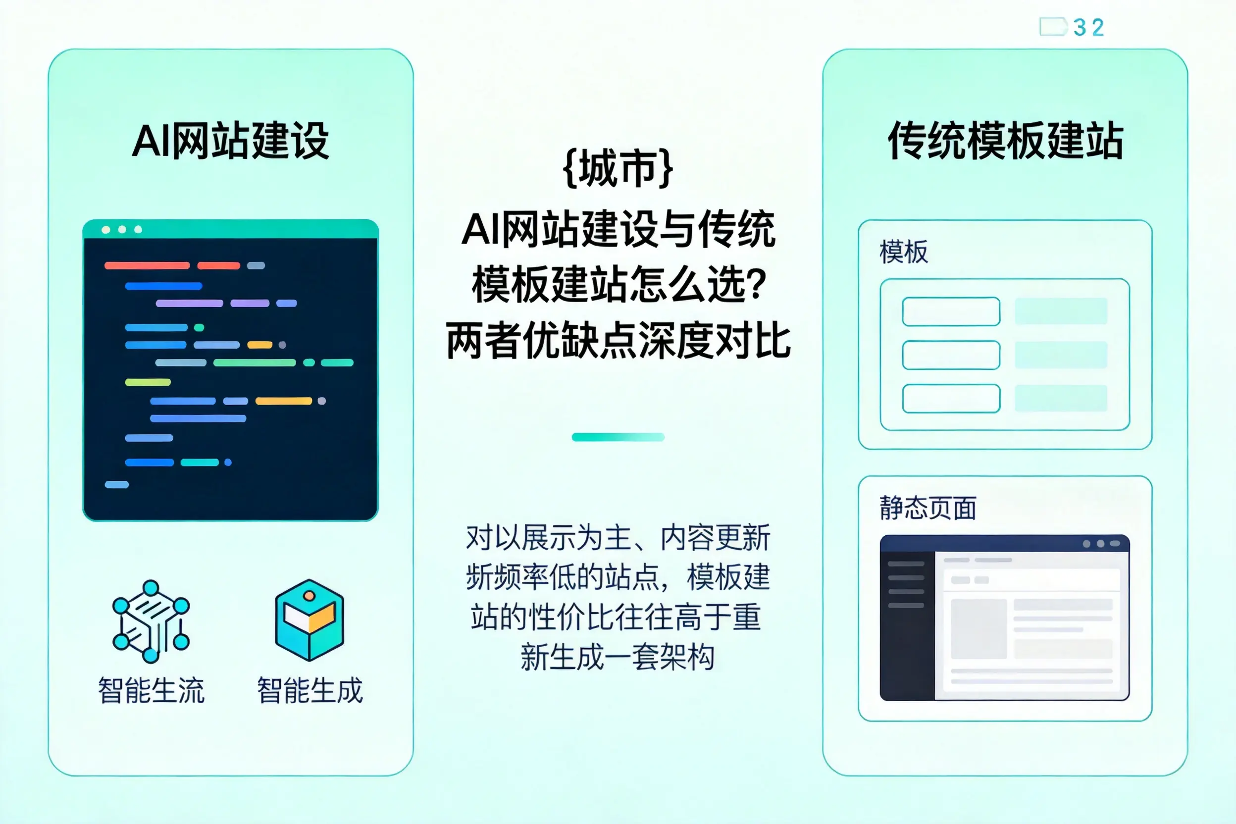 常德AI网站建设与传统模板建站怎么选？两者优缺点深度对比