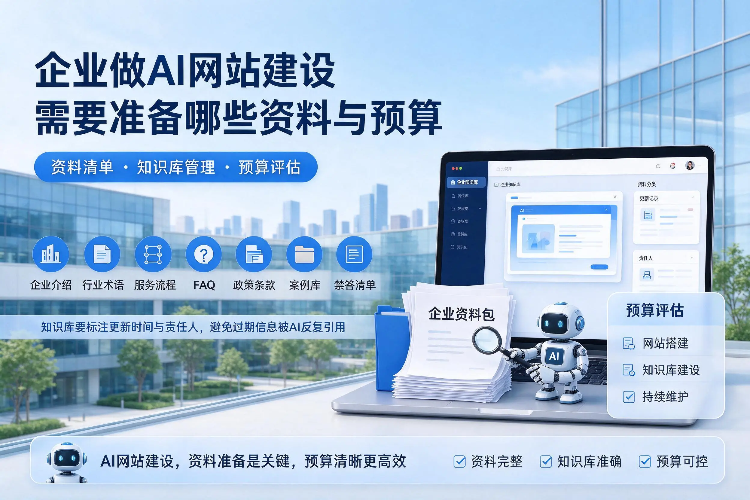 常德企业做AI网站建设需要准备哪些资料与预算