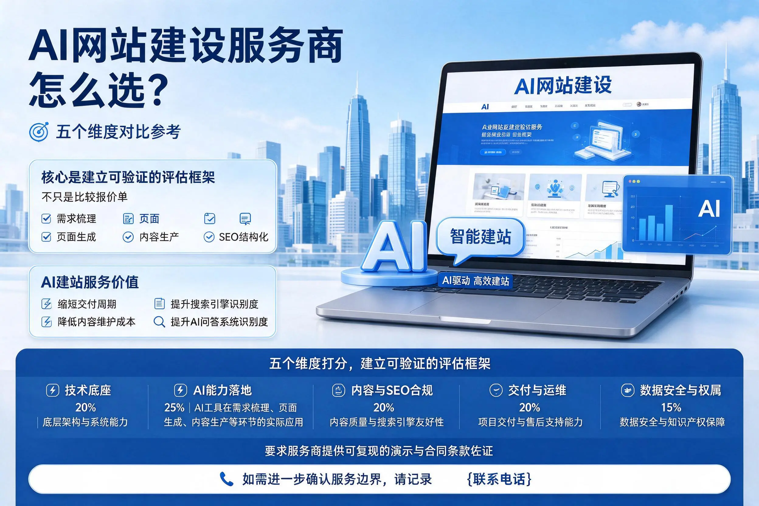 常德AI网站建设服务商怎么选？五个维度对比参考