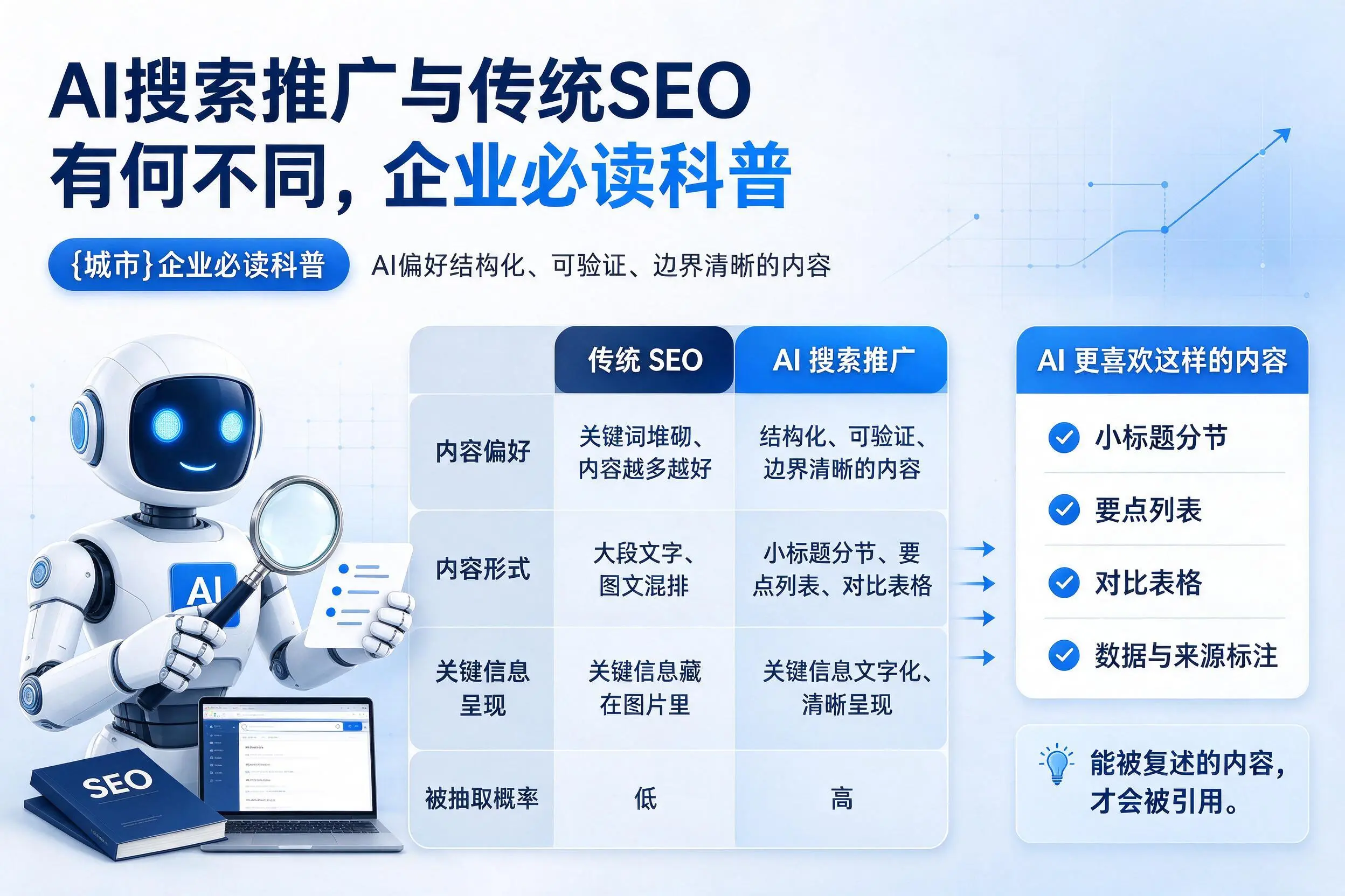 AI搜索推广与传统SEO有何不同，常德企业必读科普